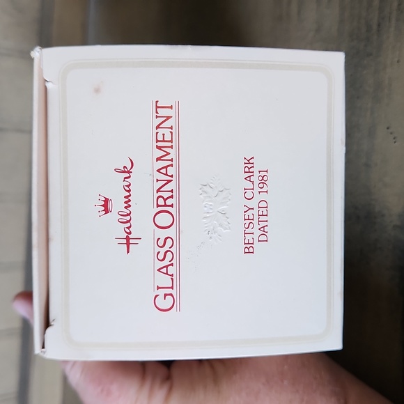 1981 Vintage Hallmark Betsy Clark Glass Ornament - Picture 3 of 9
